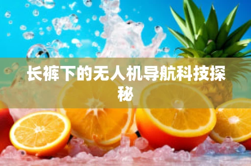 长裤下的无人机导航科技探秘