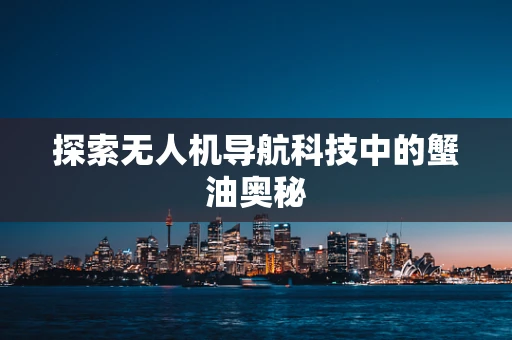 探索无人机导航科技中的蟹油奥秘
