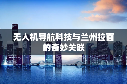 无人机导航科技与兰州拉面的奇妙关联