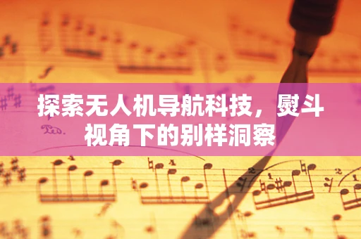 探索无人机导航科技，熨斗视角下的别样洞察