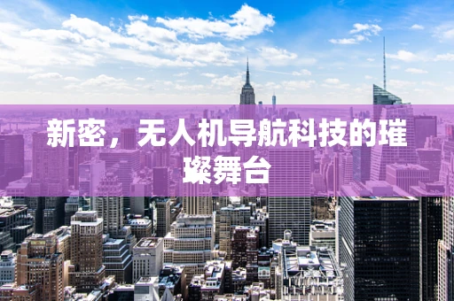 新密，无人机导航科技的璀璨舞台