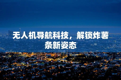 无人机导航科技，解锁炸薯条新姿态