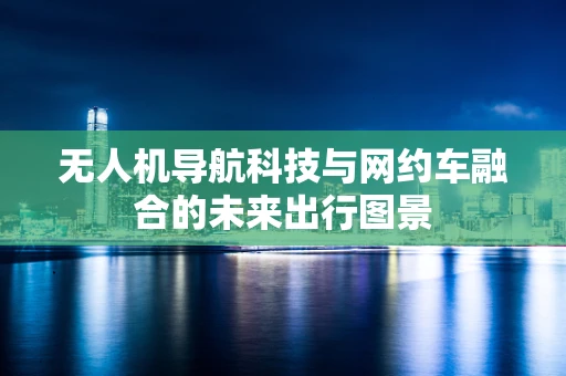 无人机导航科技与网约车融合的未来出行图景
