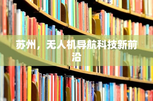 苏州，无人机导航科技新前沿