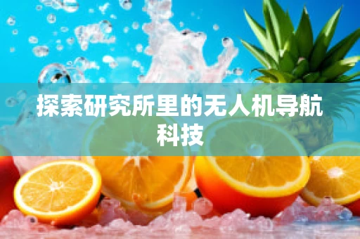 探索研究所里的无人机导航科技