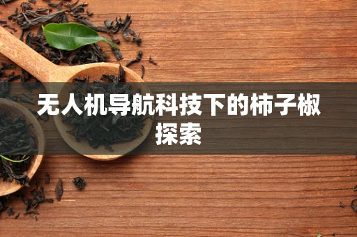无人机导航科技下的柿子椒探索