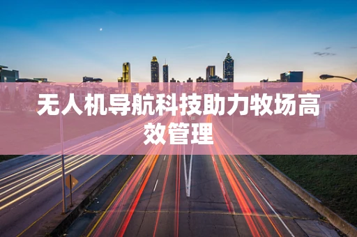 无人机导航科技助力牧场高效管理