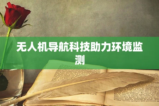 无人机导航科技助力环境监测