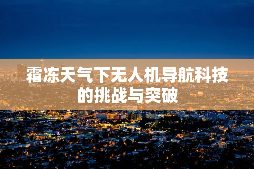 霜冻天气下无人机导航科技的挑战与突破
