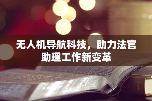 无人机导航科技，助力法官助理工作新变革