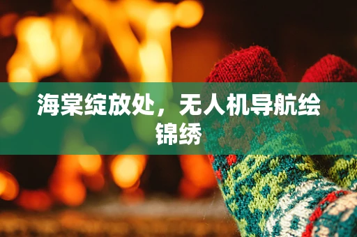 海棠绽放处，无人机导航绘锦绣