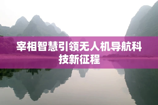 宰相智慧引领无人机导航科技新征程