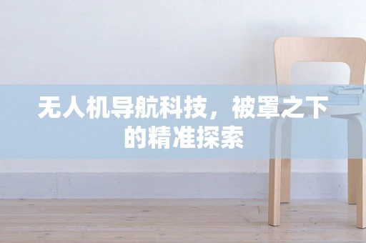 无人机导航科技，被罩之下的精准探索