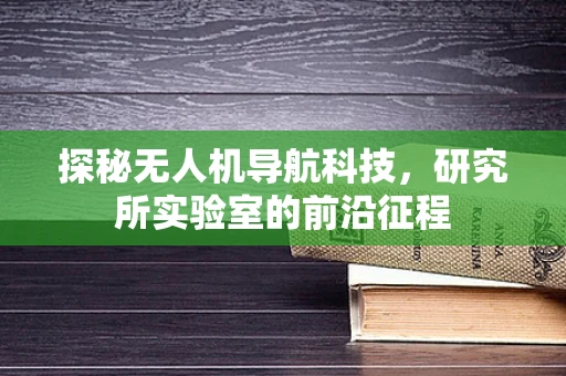 探秘无人机导航科技，研究所实验室的前沿征程