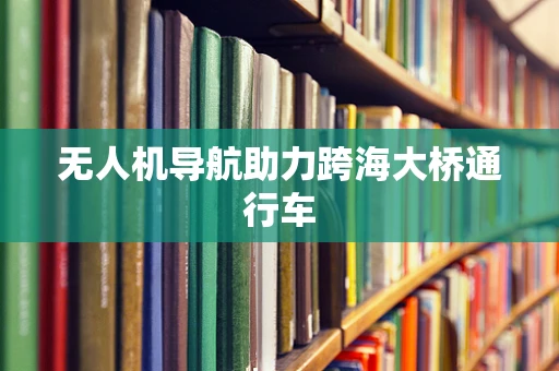 无人机导航助力跨海大桥通行车