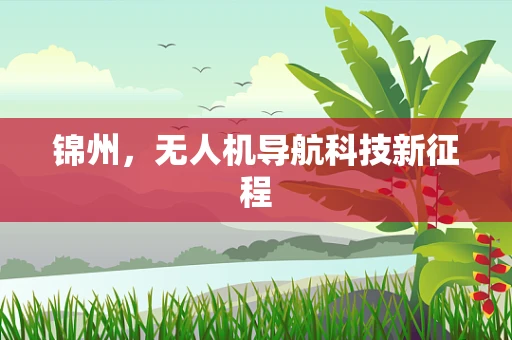 锦州，无人机导航科技新征程