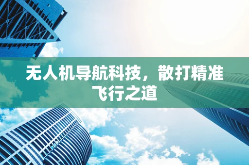 无人机导航科技，散打精准飞行之道