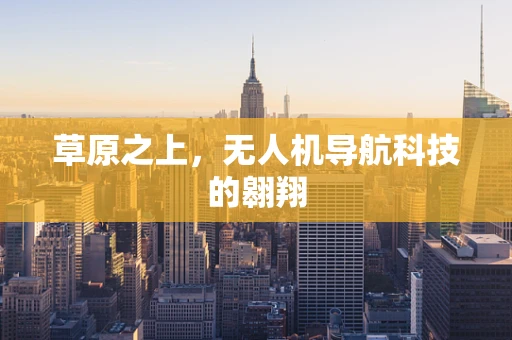 草原之上，无人机导航科技的翱翔