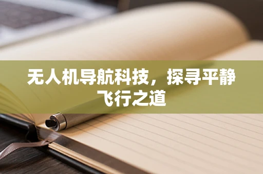无人机导航科技，探寻平静飞行之道