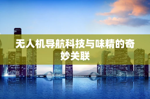 无人机导航科技与味精的奇妙关联