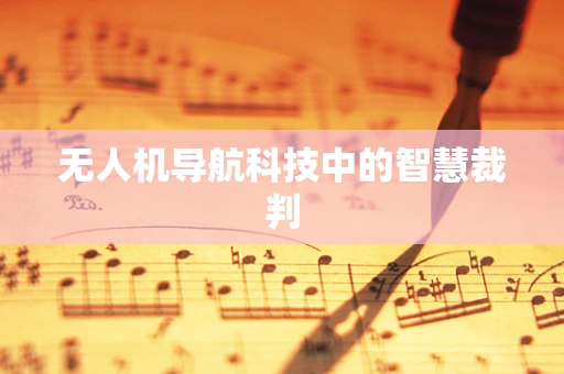 无人机导航科技中的智慧裁判