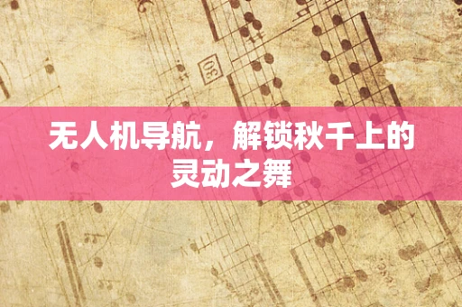 无人机导航，解锁秋千上的灵动之舞