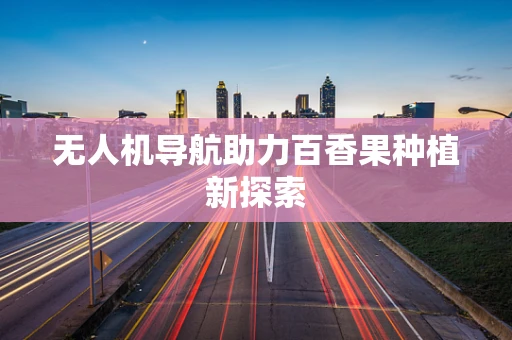 无人机导航助力百香果种植新探索