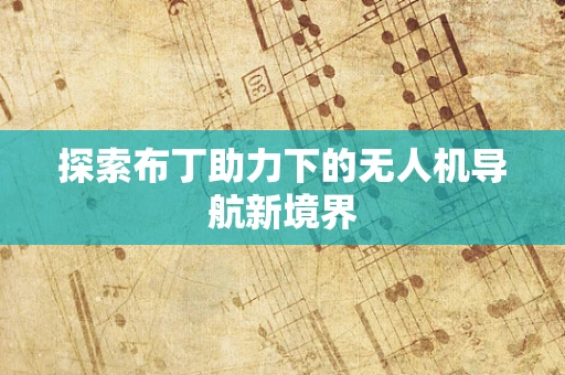 探索布丁助力下的无人机导航新境界