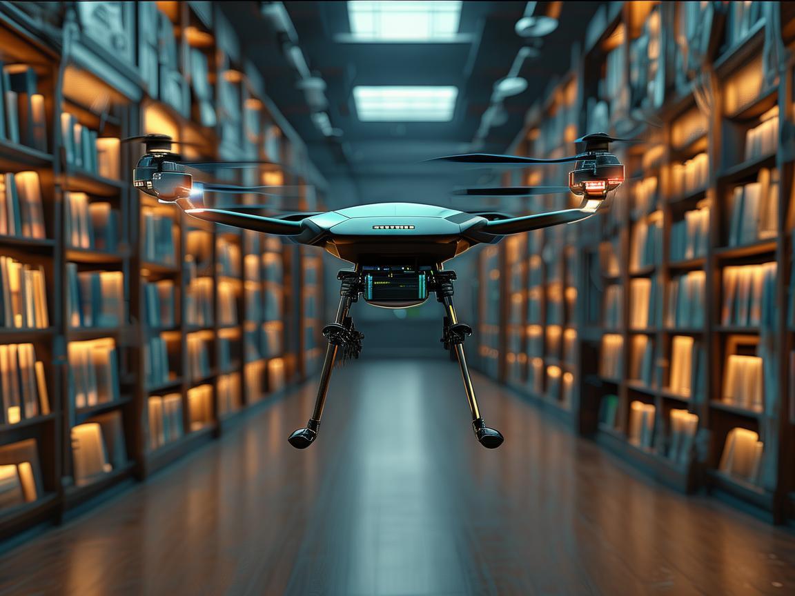 无人机导航科技助力图书馆智能化管理
