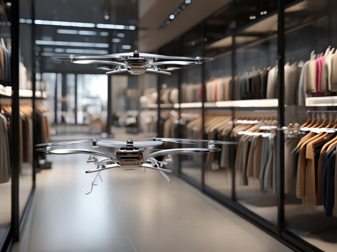 无人机导航科技助力服装店衣架管理