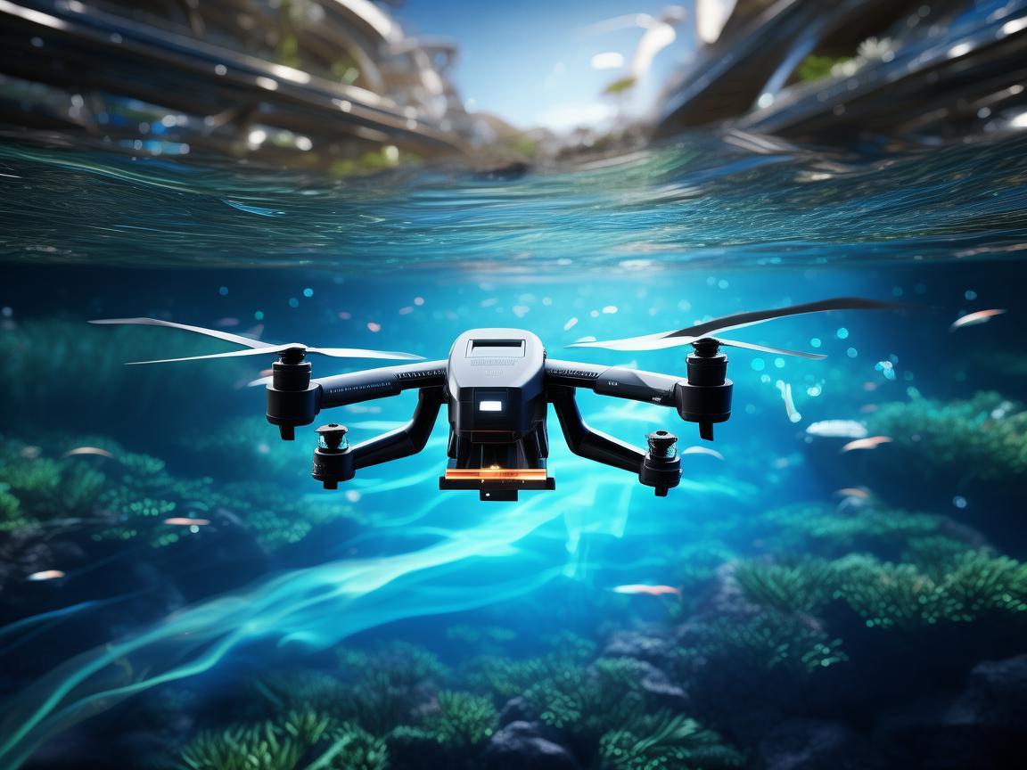 无人机导航科技点亮水族馆展区 无人机导航科技点亮水族馆展区