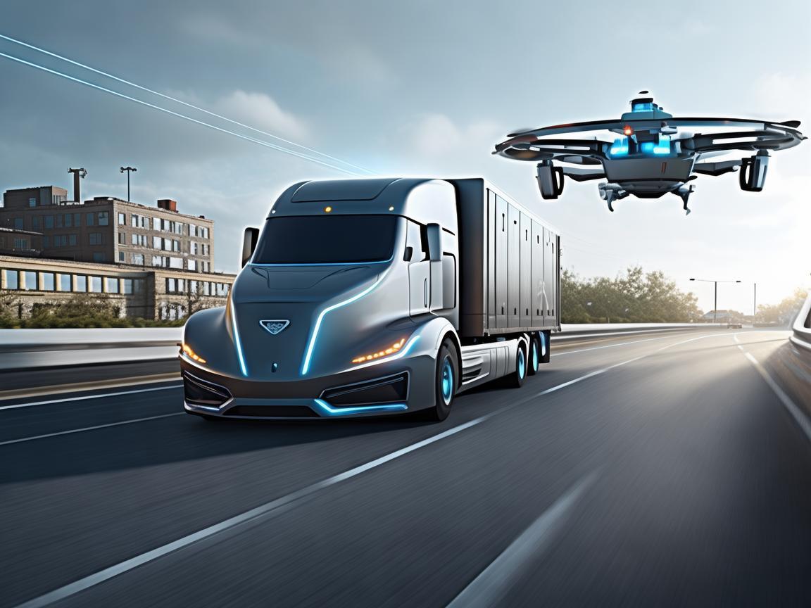 无人机导航助力半挂车运输新变革 无人机导航助力半挂车运输新变革