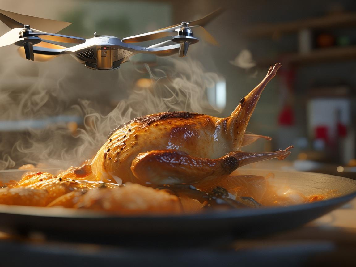 烤鸡香引无人机导航新思 烤鸡香引无人机导航新思