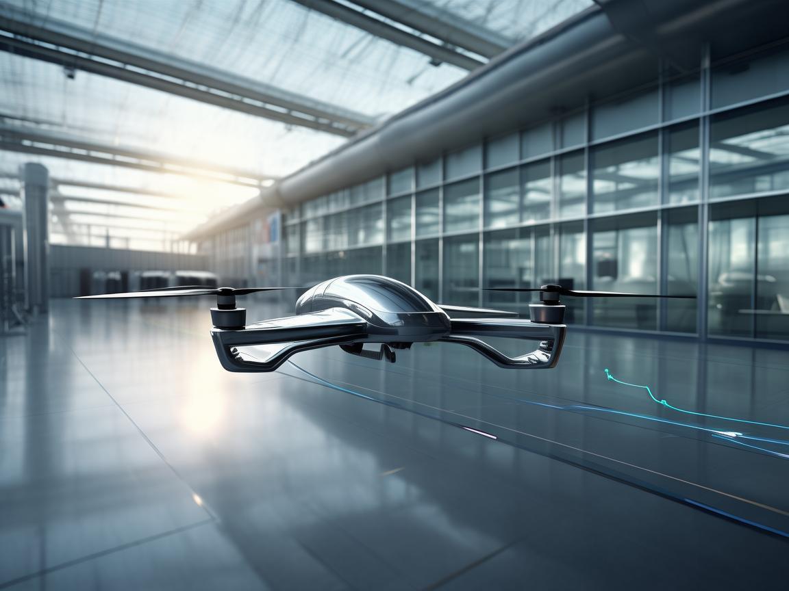 无人机导航科技，精准抵达登机口