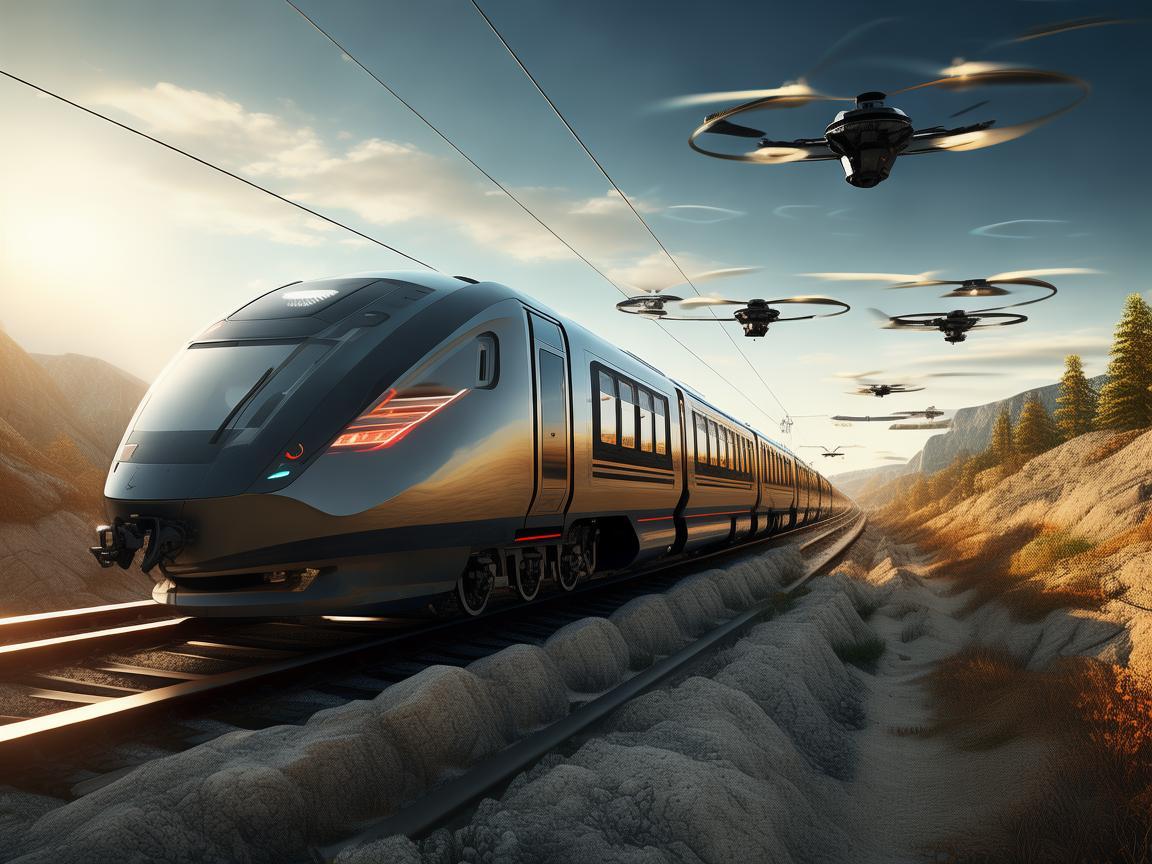 无人机导航赋能观光火车新体验