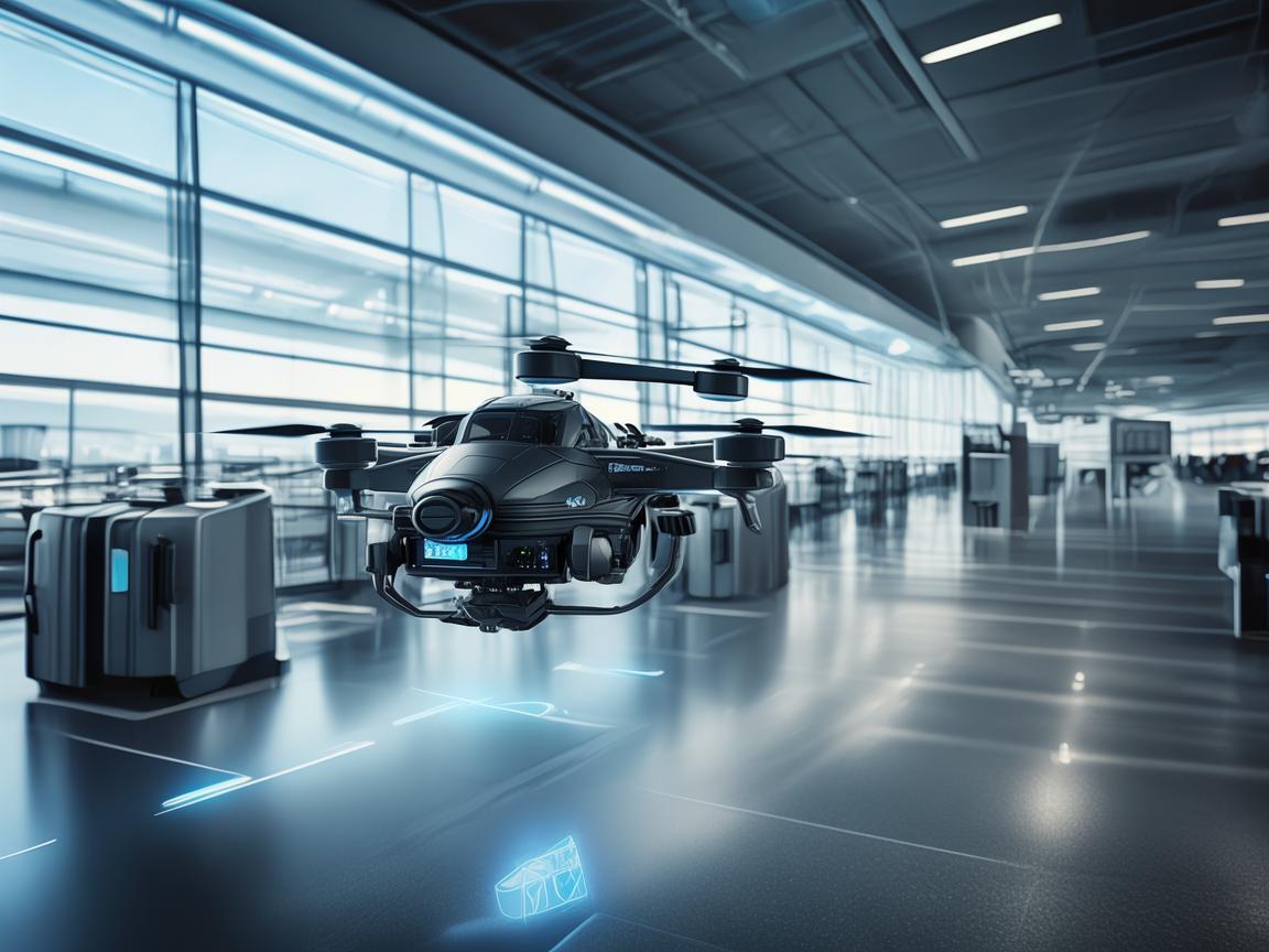 无人机导航科技助力登机口精准定位