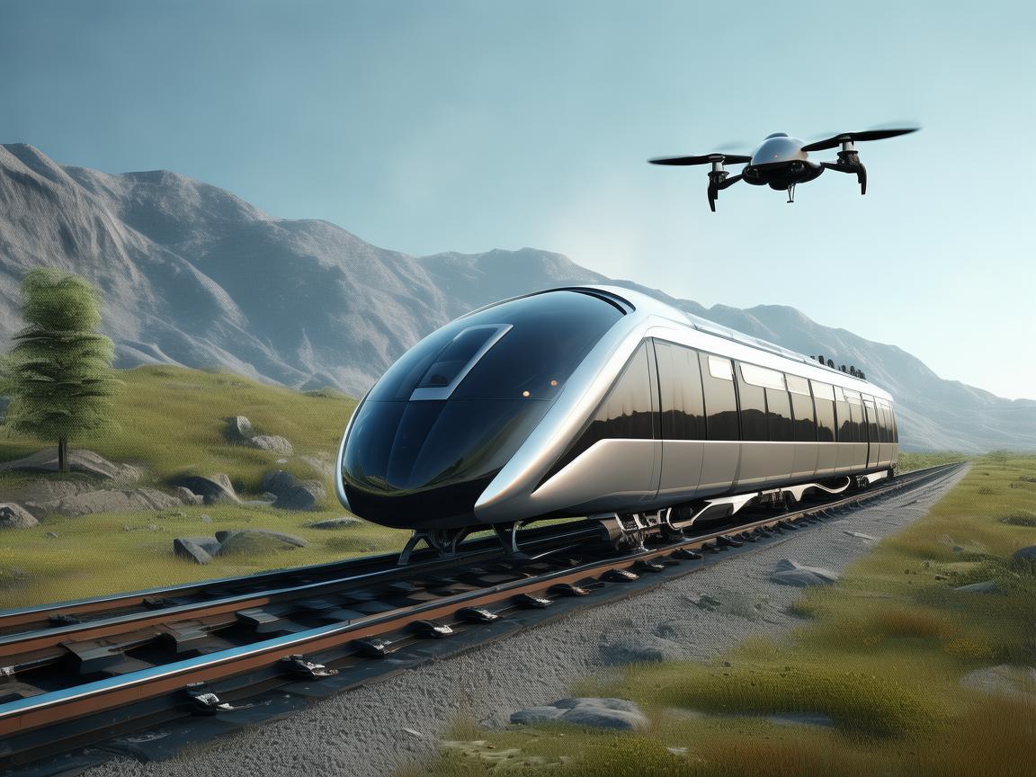 无人机导航助力单轨铁路车辆