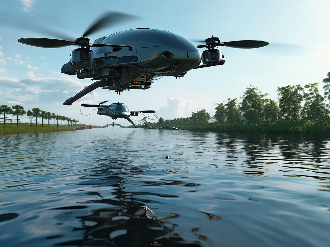 无人机导航科技助力驳船运输智能化升级