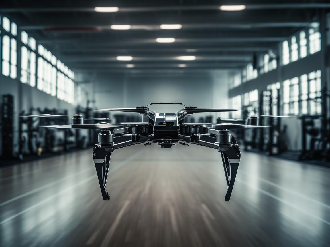 体育馆中的无人机导航科技，精准飞行，别样视角