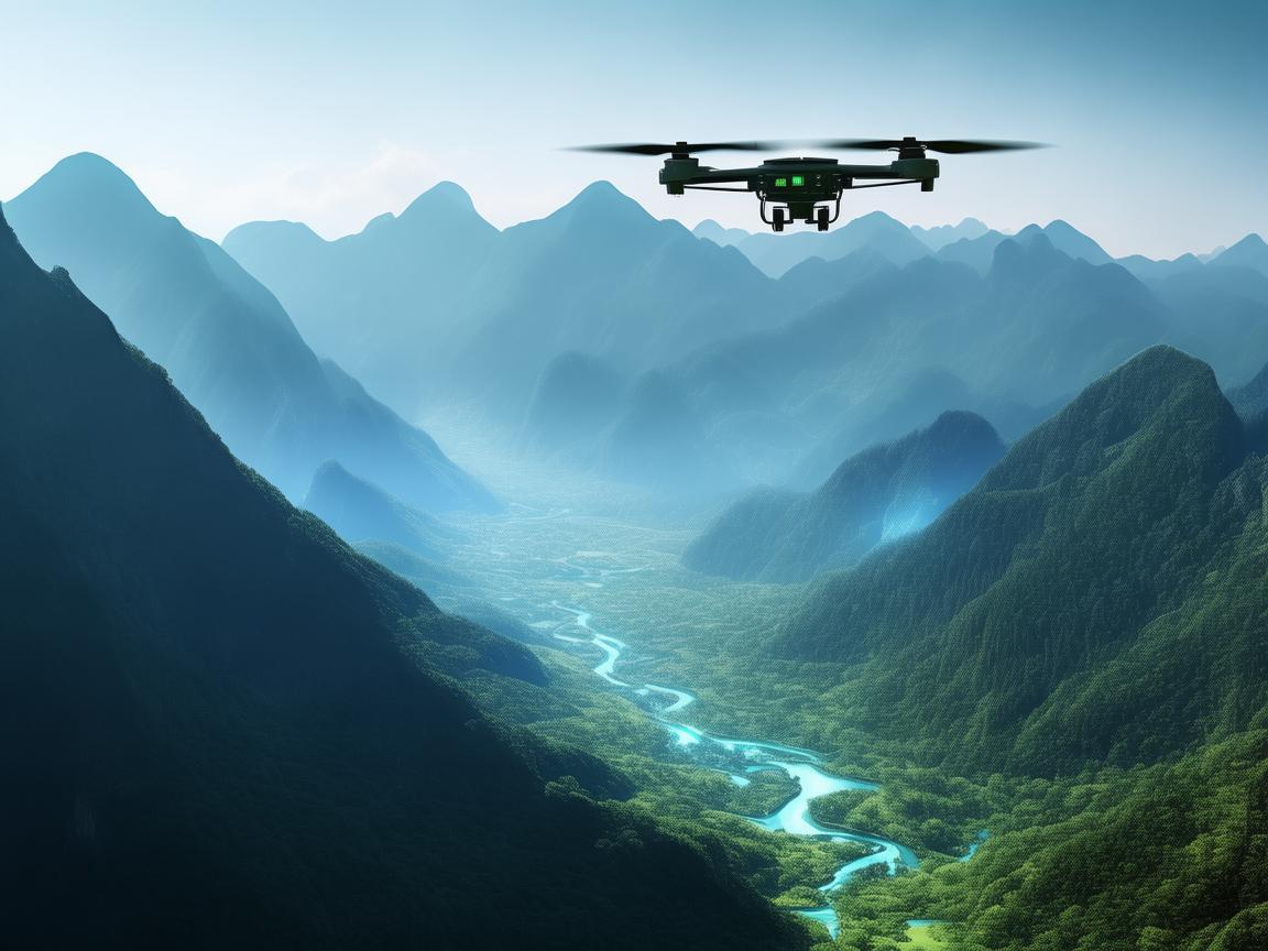 吕梁上空的无人机导航科技之光