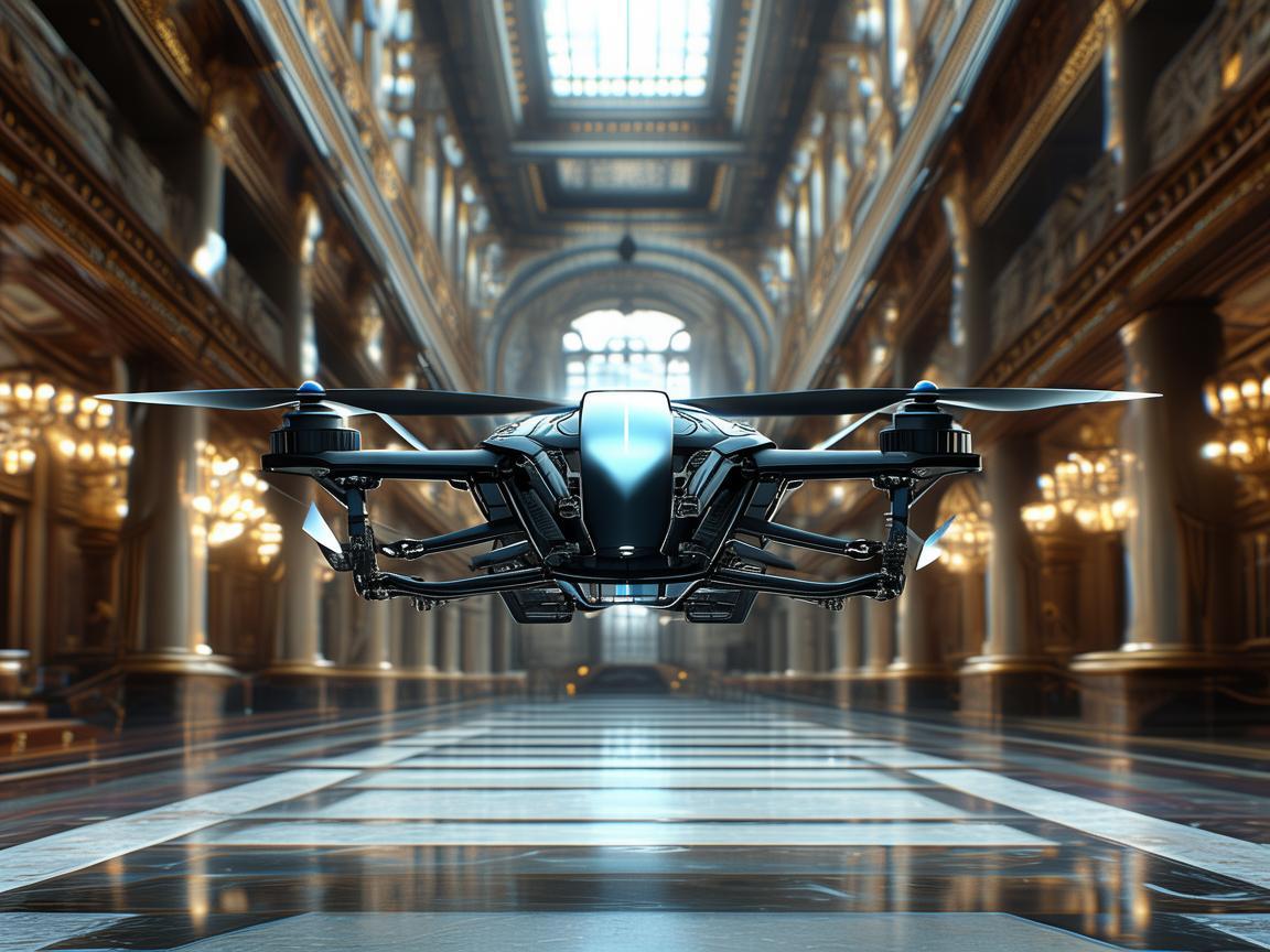 无人机导航科技助力礼堂主席台精彩呈现