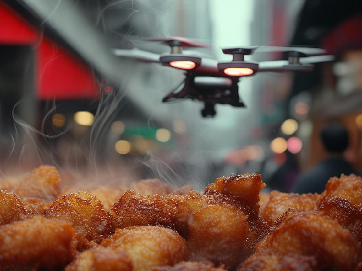 葱油饼飘香处，无人机导航新章