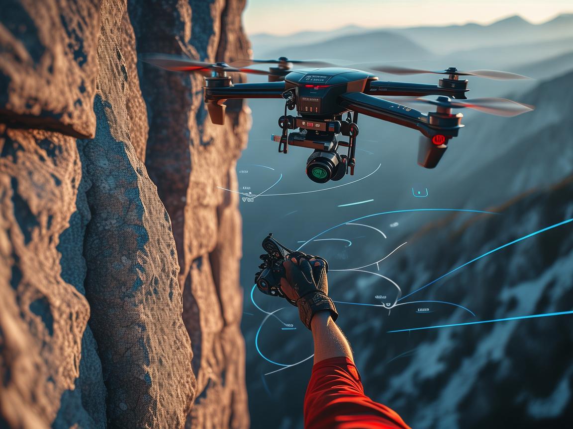 攀岩视角下的无人机导航科技