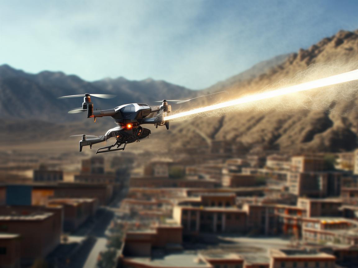 日喀则上空的无人机导航科技之光