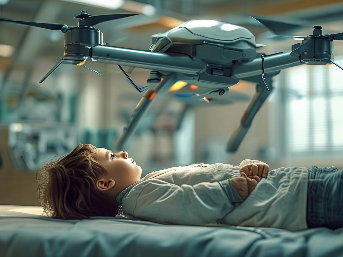 无人机导航科技助力小儿佝偻病研究