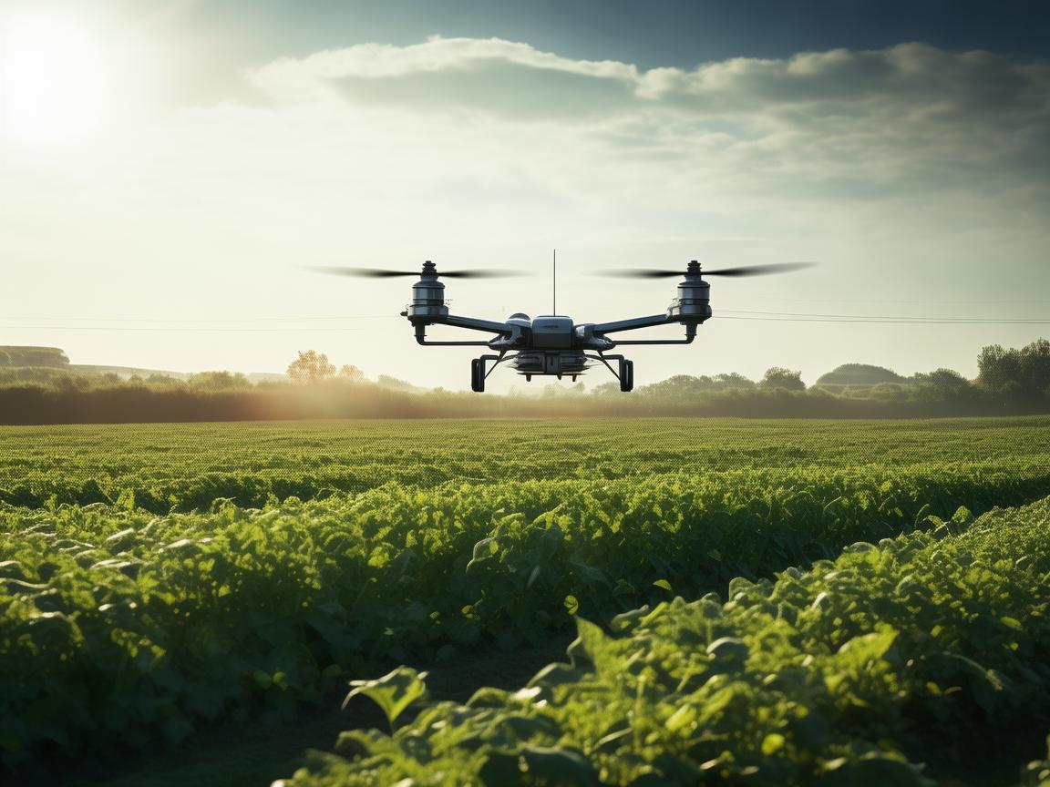 无人机导航科技助力农民智慧耕耘