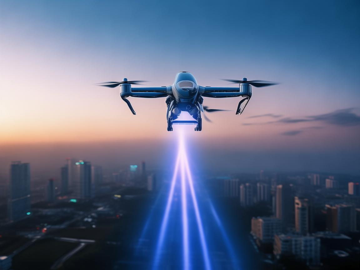 雅安上空的无人机导航科技之光