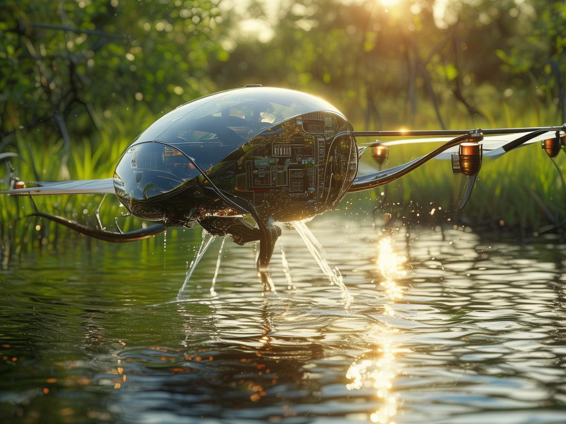 沼泽地中的无人机导航科技探索