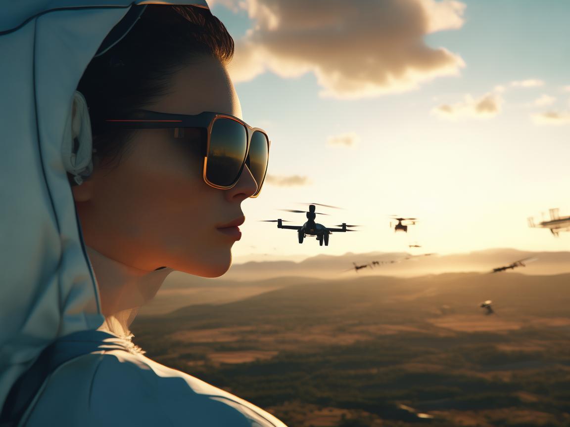 太阳镜，无人机导航的独特视界助力