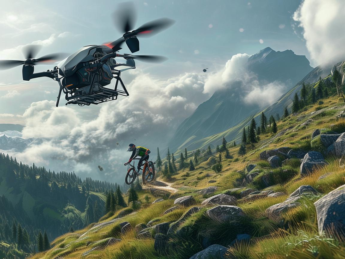 无人机导航助力山地自行车探险
